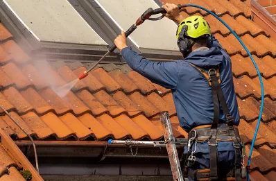 Démoussage et hydrofuge de toiture à Zarbeling